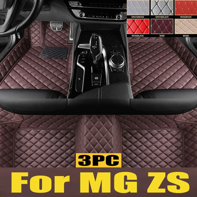 

For MG ZS 2017 2018 2019 2020 2021 2022 Auto Car Floor Mats All-Weather TPE Foot Mats Odorless Pad Tray Mat Interior trunk mat