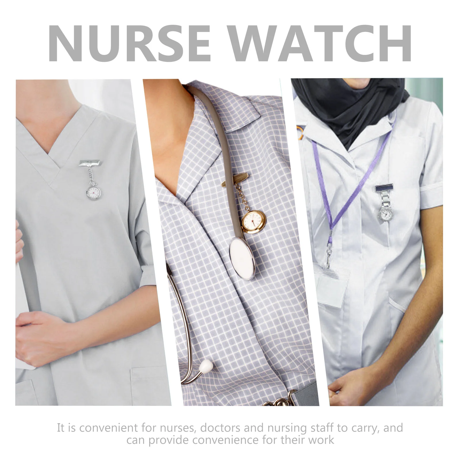معلقة شاشة ديجيتال ممرضة ساعة منبه إلكترونية الطبية معلقة ممرضة طبيب ساعة جيب المحمولة التمريض العرض