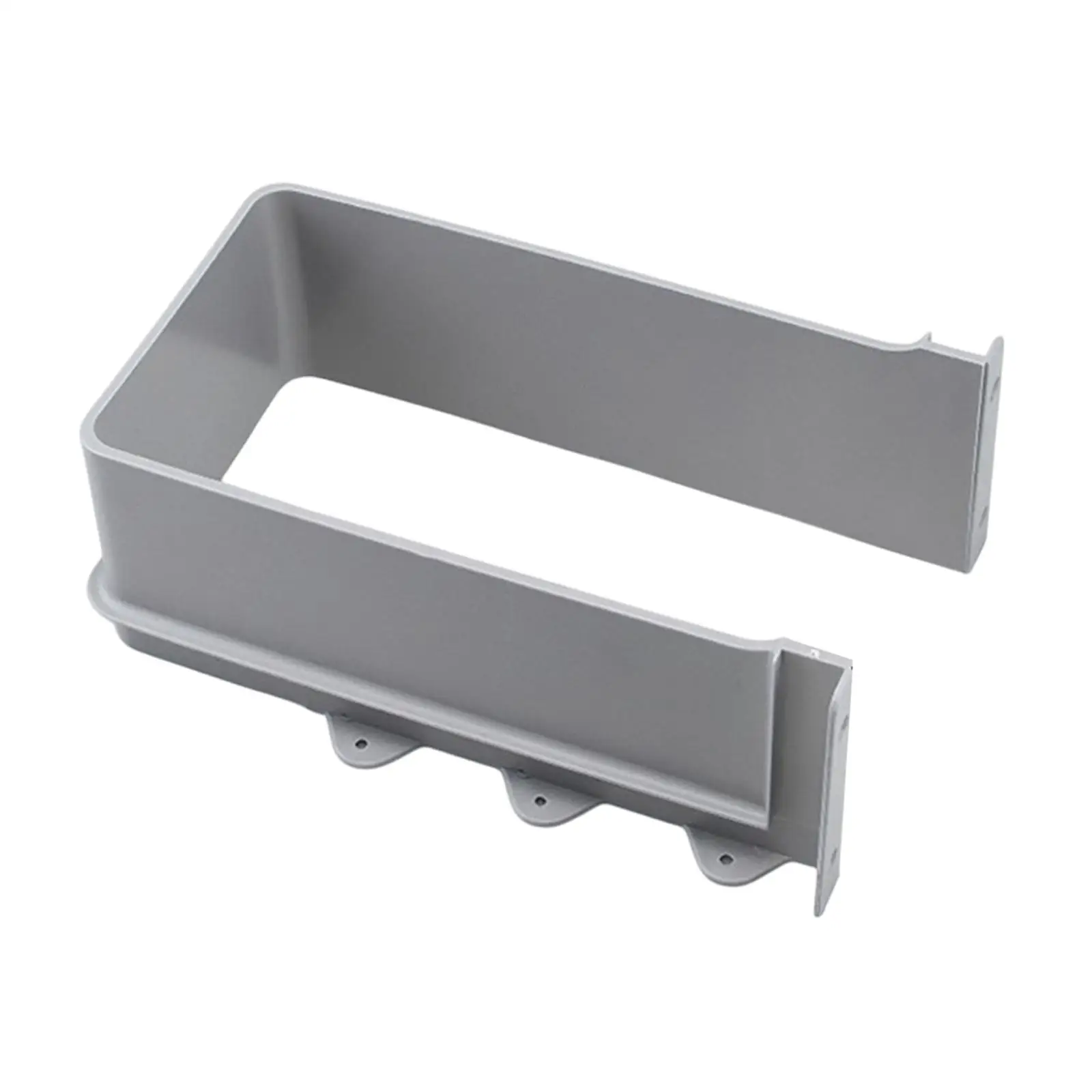 

Under Sink Pipe Cover Gray Recessed U Drain Grommet Organizer for Handles for Bathroom Cabinet
