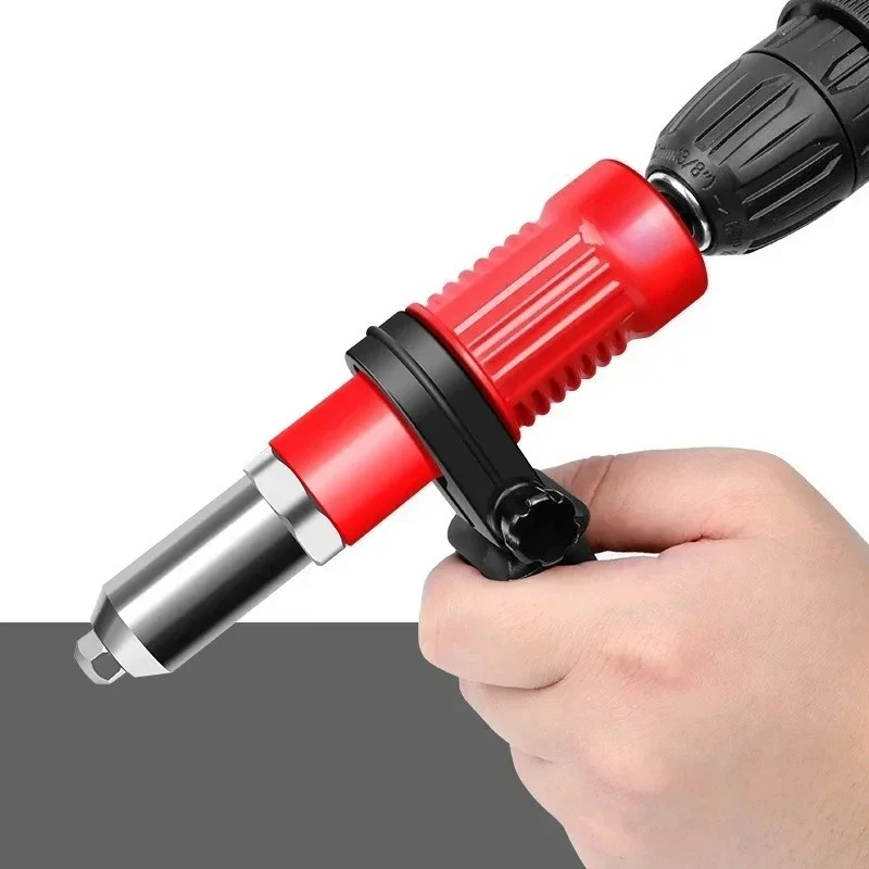 البنادق الكهربائية المبرشم مع أدوات نقل رئيس الملحقات الهوائية الأساسية سحب المبرشم كهربائيين خاص جوزة برْشام بندقية #3