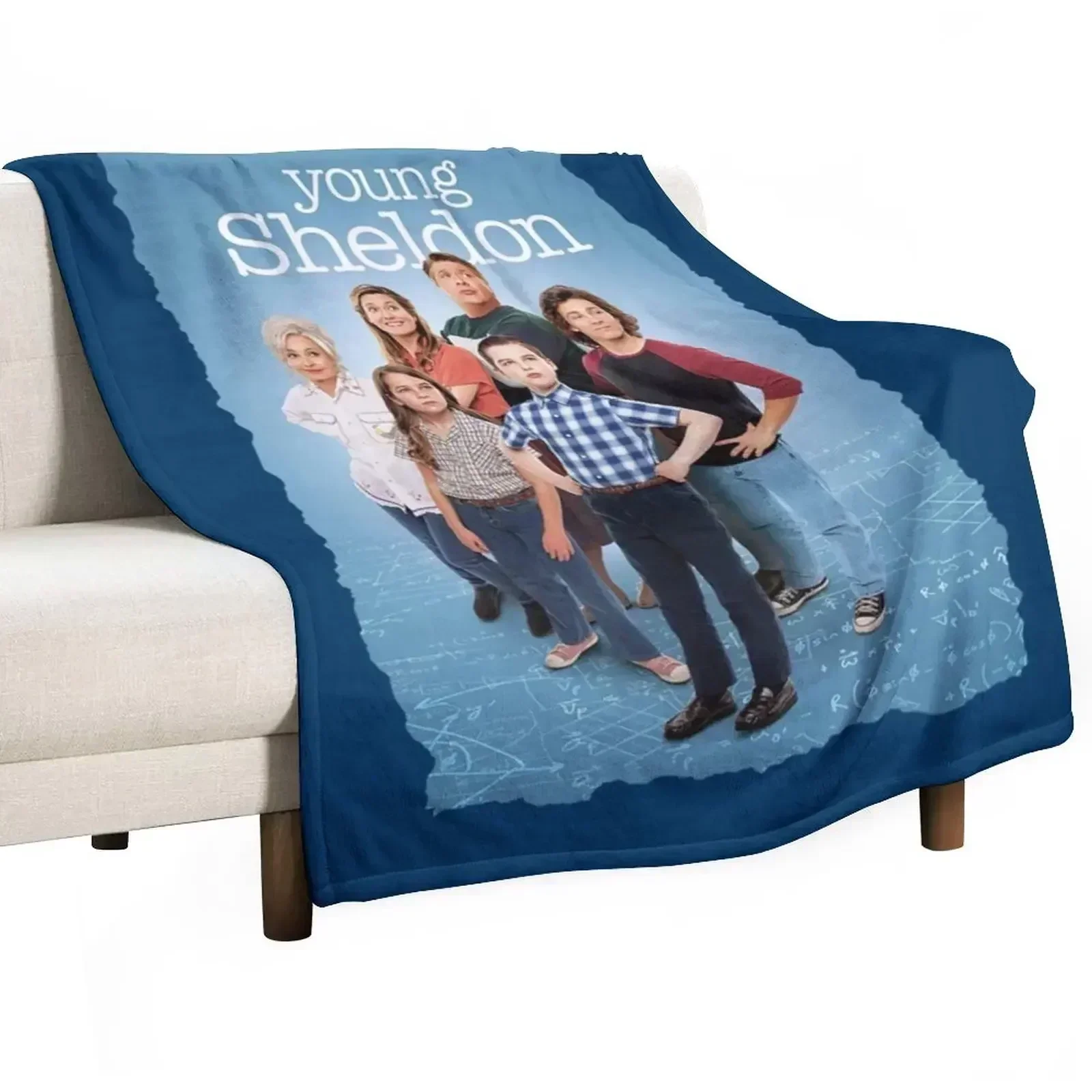 YOUNG SHELDON Throw Blanket Cute Camping Blankets