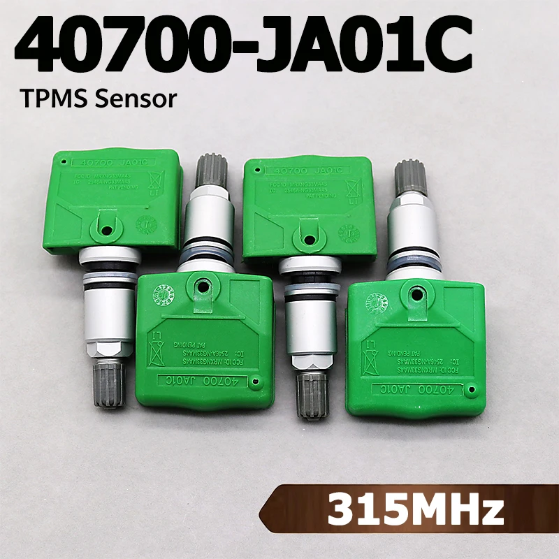 Capteurs TPMS 315 MHz 40700-JA01C 40700-JA01B pour Infiniti M Nissan 350Z Cube GT-R Rogue Pièces du système de surveillance de la pression des pneus
