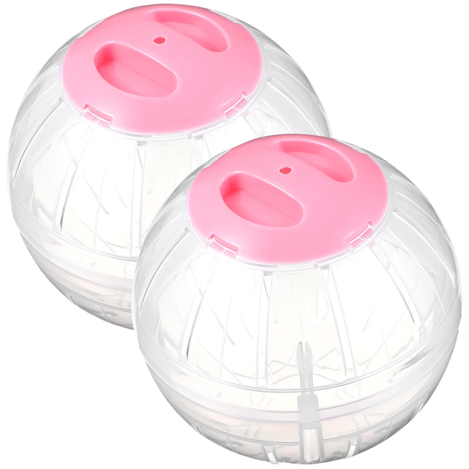 

2pcs Hamster Exercise Balls Running Toy Small Animal Sports Ball Pet Jogging Balls Dwarf Hamsters Safe Material Multi Holes