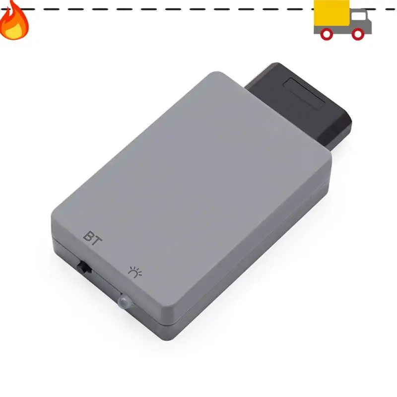 محول وحدة تحكم بمقبض لاسلكي بلوتوث لوحدة تحكم Saturn إلى PS4 PS5 Switch Pro Switch Joycon One S Blue
