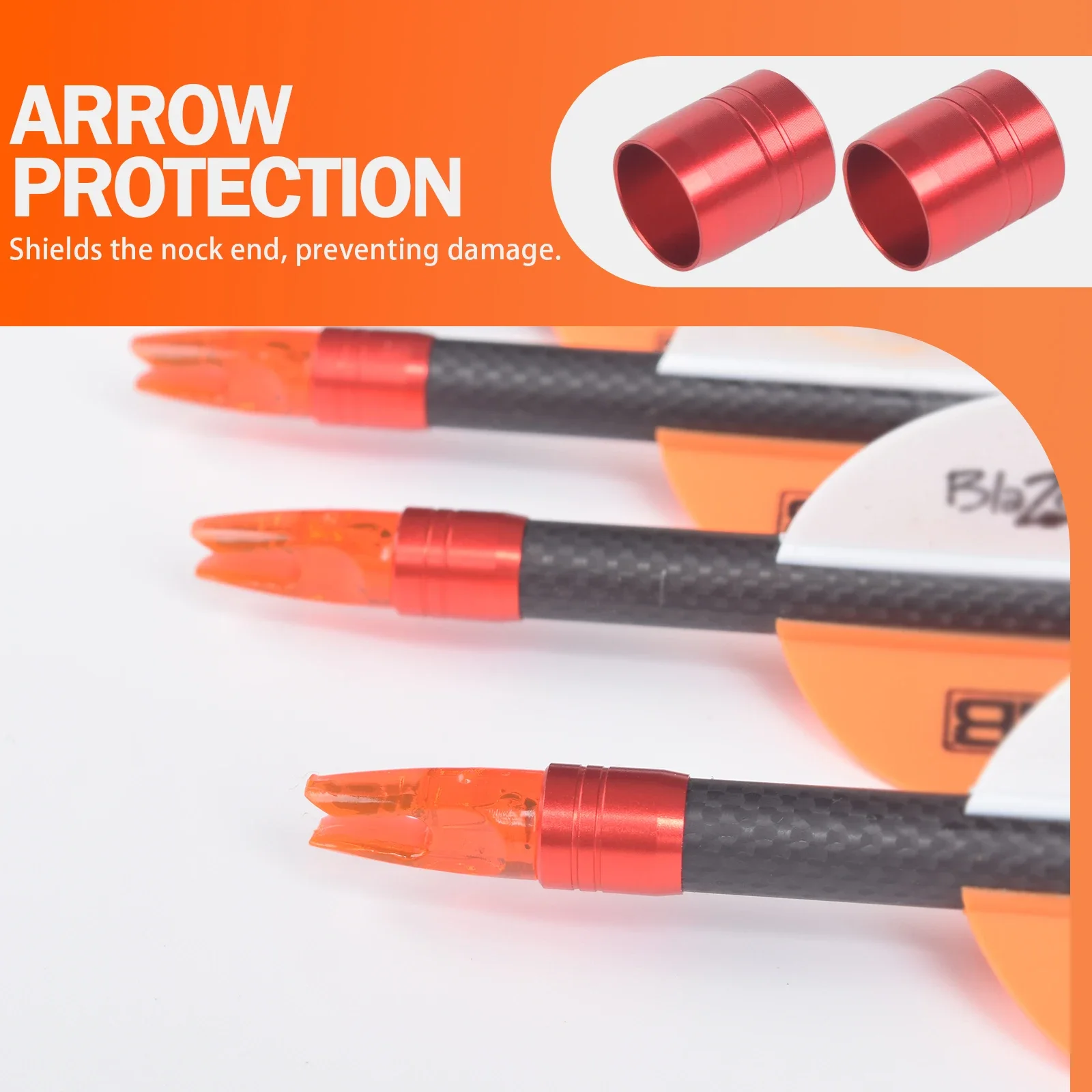 

20 шт. 5,8*SP250 ошейники для стрел, защитные стрелы для стрельбы из лука, составной изогнутый лук, защита, охотничий инструмент для стрельбы на открытом воздухе