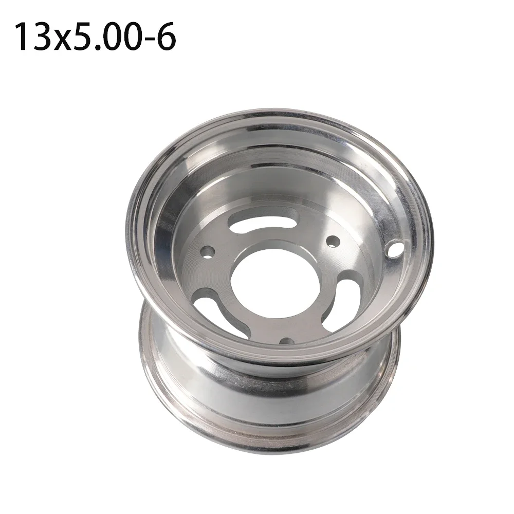 6 인치 카트 플랜지 알루미늄 휠 허브 145/70-6 13x5.00-6 13x6.50-6 ATV 110-125cc 용 3 홀 진공 림 Go Kart ATV Quad Moto