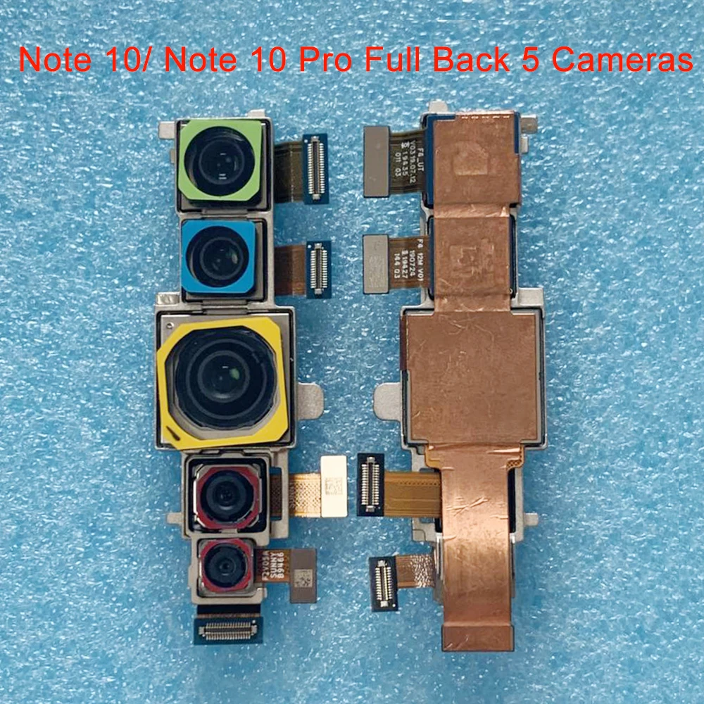 Original For Xiaomi Mi Note 10 Note 10 Lite Note 10 Pro Rear Big Camera+Wide Angle+Macro+Depth filed For Mi 10 Mi 10Pro 10 Ultra