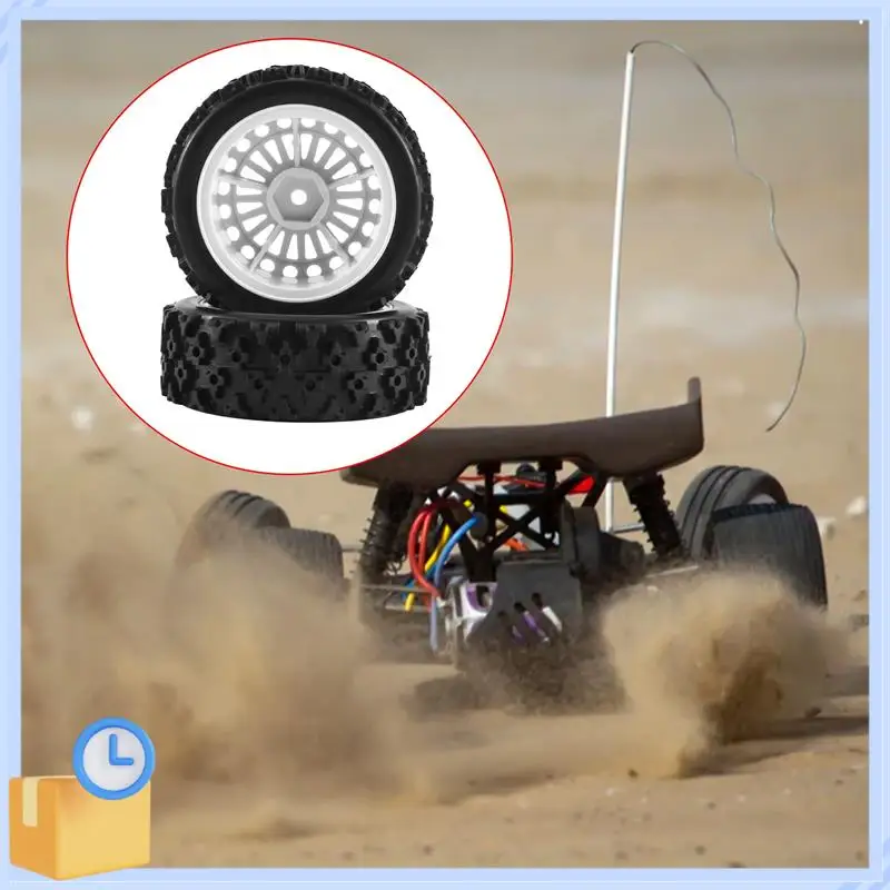 

ABTK-4Pcs Rubber Tire Wheel Tyre For Tamiya XV01 TA06 TT01 TT01E TT02 TT02B PTG-2 1/10 RC Car Upgrades Parts Accessories