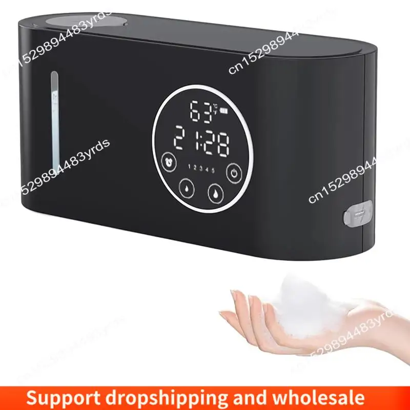 

AA86 электрический вспениватель, регулируемый выход для пены 460 мл, перезаряжаемый дозатор мыла, автоматическая машина для пены для кухни и ванной комнаты