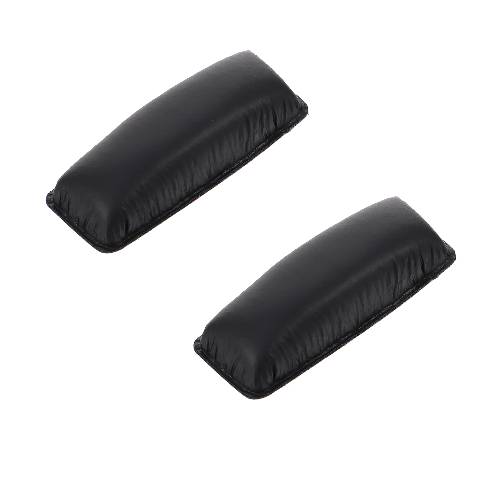 

2 pcs Headphone Headbands Black Smooth Band Pads Comfortable Beam Sleeves Durable Replacement Accessories Lightweight