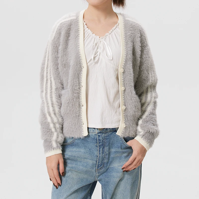 

Женская спортивная одежда Adidas (Adidas) Trefoil, модный удобный повседневный свитер, модный пуловер Kt3170