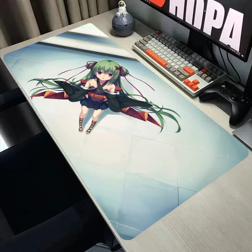 

galgame Senren Banka Mousepad Larger Mousepad Flower Xxl Gaming Keyboard Desk Mat Accessories Game Mause Ped Big Mousepads