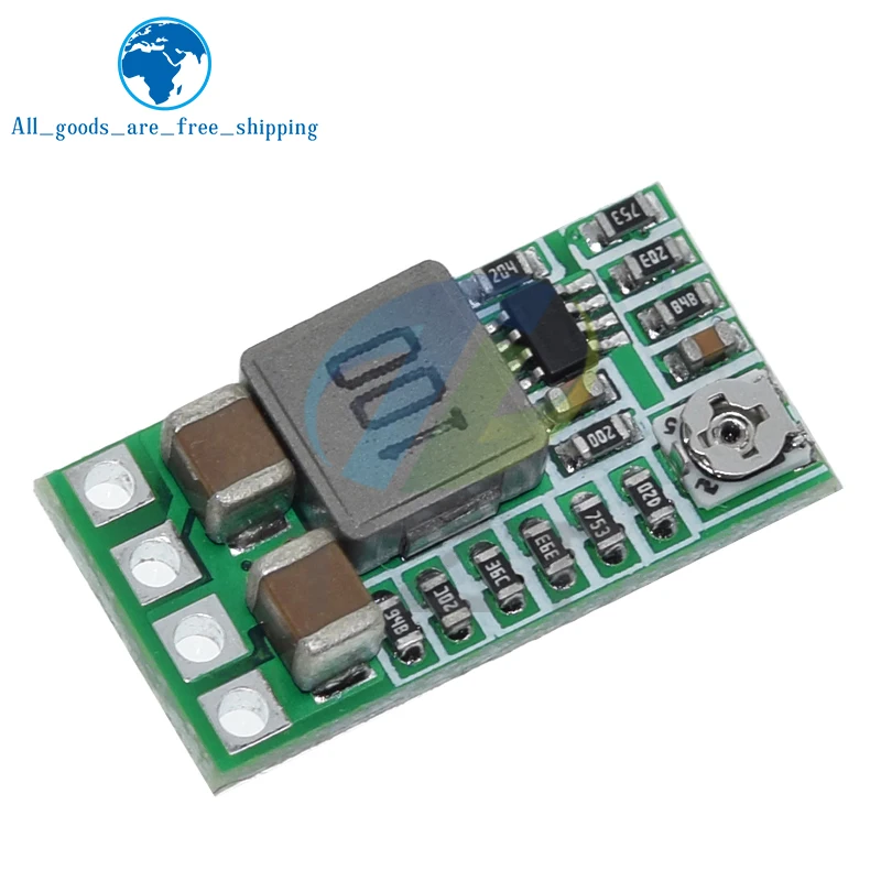 TZT Mini DC-DC 12-24V To 5V 3A Step Down Power Supply Module Voltage Buck Converter Adjustable 97.5% 1.8V 2.5V 3.3V 5V 9V 12V