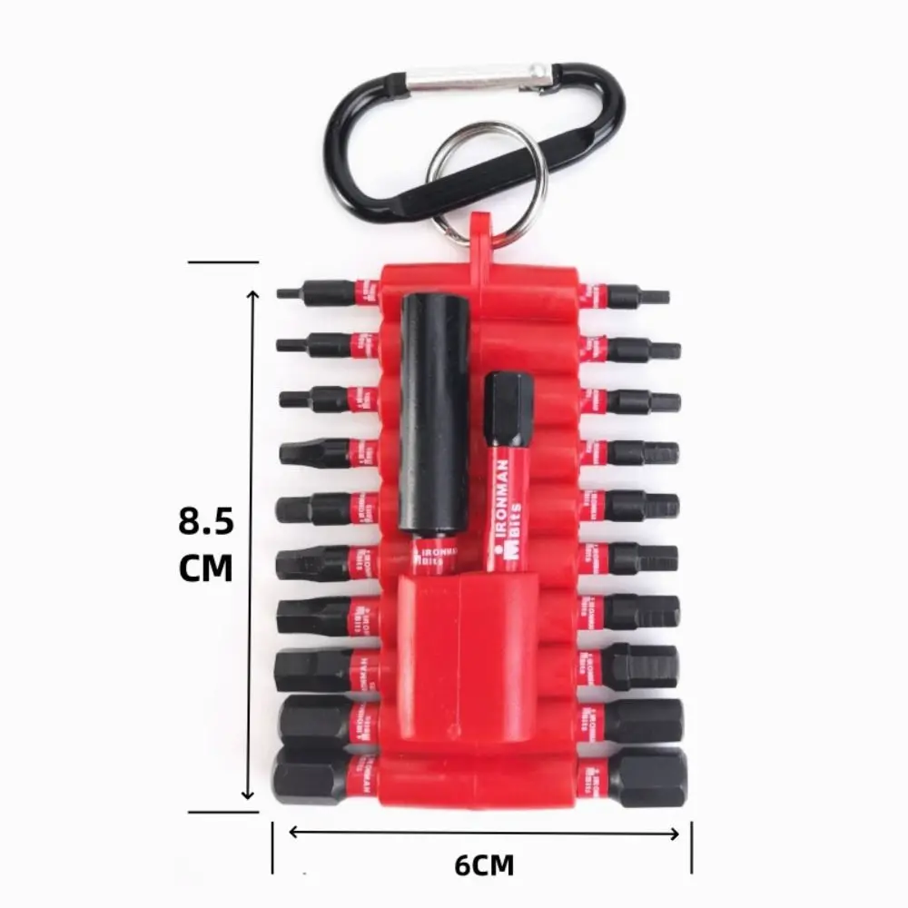 22 PCS Magnetic Impact Screwdriver Bits Set with Organizer Sleeve S2 Steel Electric Bit Set With Bit Holder Multi Driver