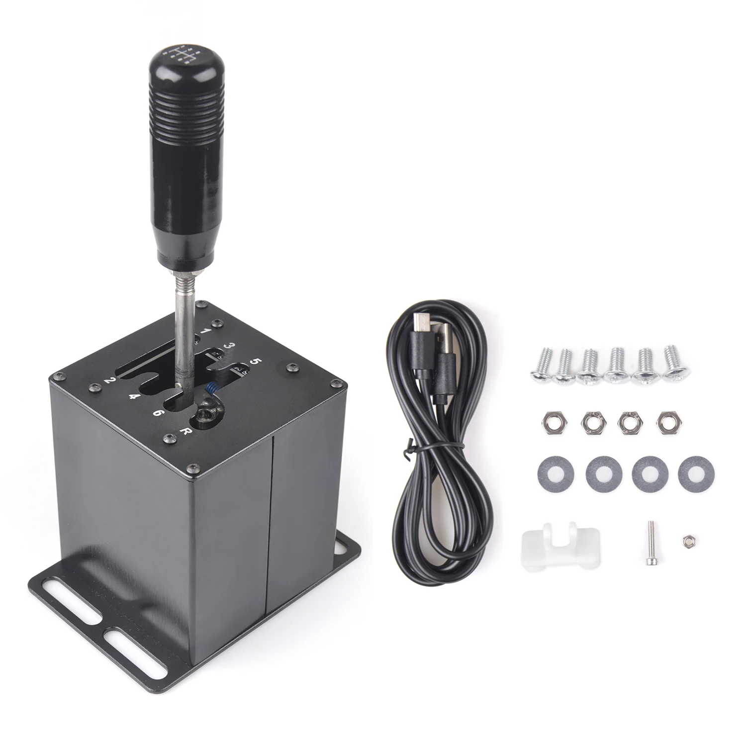 PC USB H Gear Shifter dla Logitech G27 G29 G25 G920 dla Thrustmaster T300RS/GT Shift Knob ETS2 Simracing Racing Game Straight