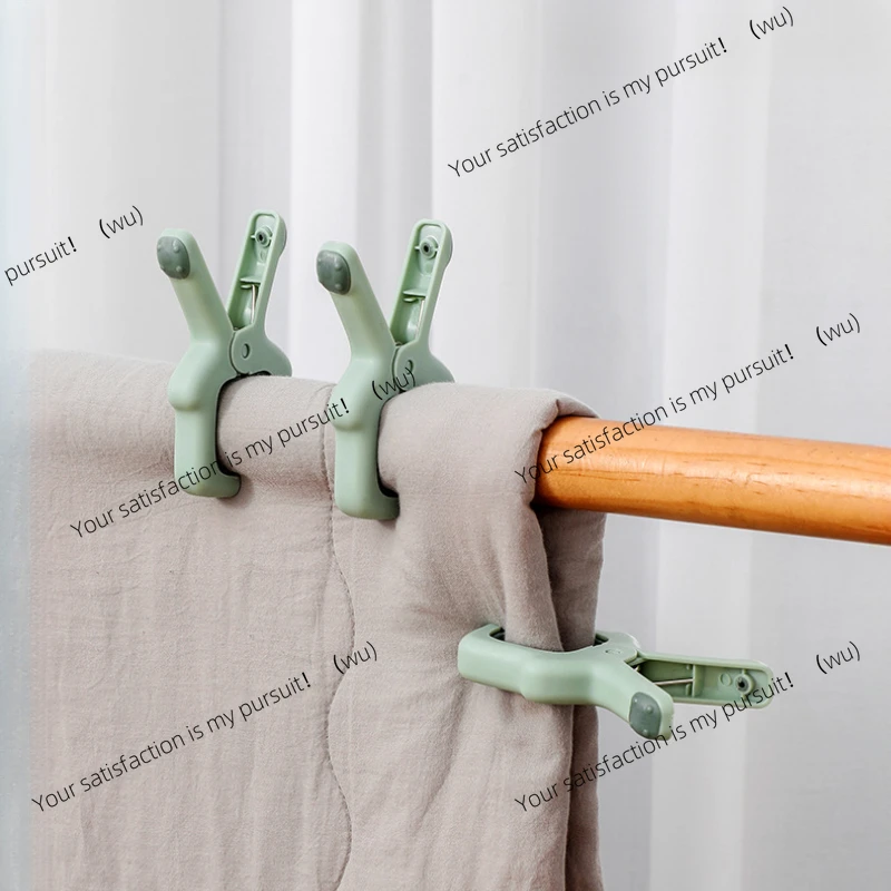 Strong Windproof Clothes Pegs Large Quilt Hanging Clips Beach Towel Clips Plastic Reusable Non-slip Fixed Drying Clothespins