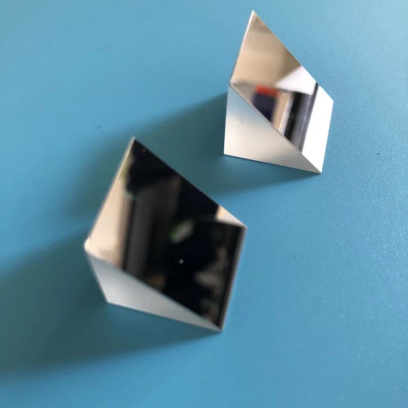 25*25*25mm Optical Experiments of Isosceles Right Angle Triprism for Rainbow Glass K9