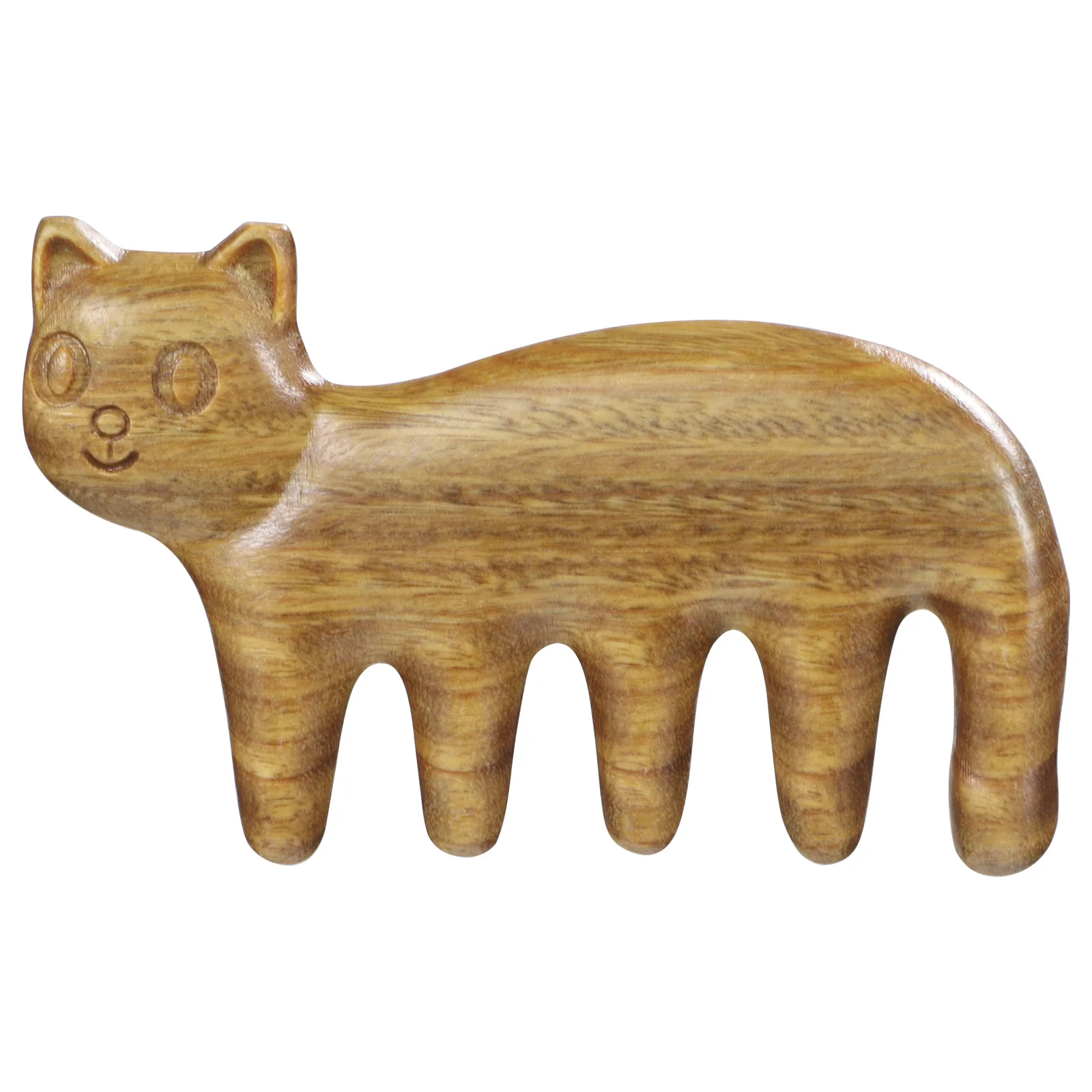 

Massage Comb Cat Shape Wide Tooth Hair Scalp Massager Head Scalp Caring Tool Itch Relief Portable Lightweight Wide Tooth Comb