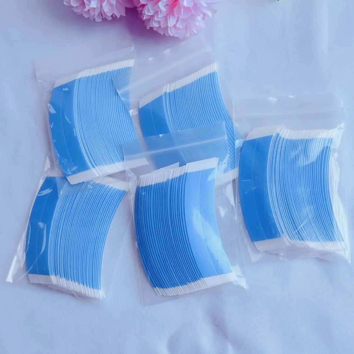 

5 Packs Curved walker tape Double-sided ultra hold tape hair system tape Hold Bonding Glue For salon Lace System and Toupee