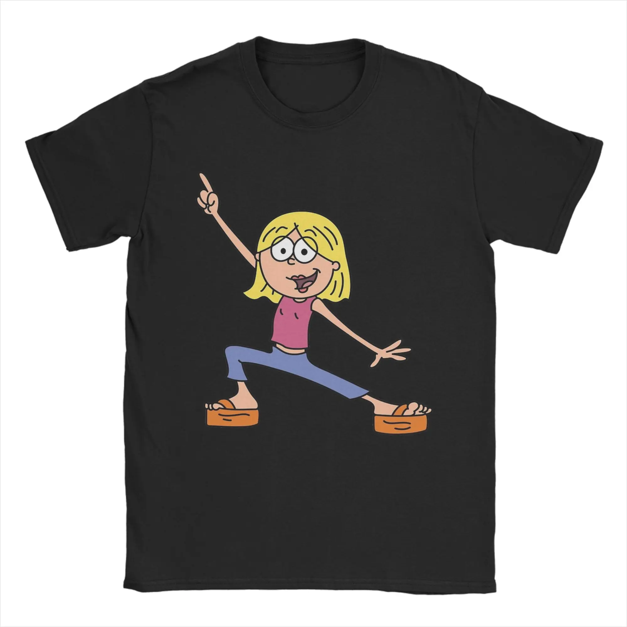 Lizzie McGuire T Shirt for Men 100% Cotton Humor T-Shirt Crewneck  Tees Short Sleeve Clothing Plus Size