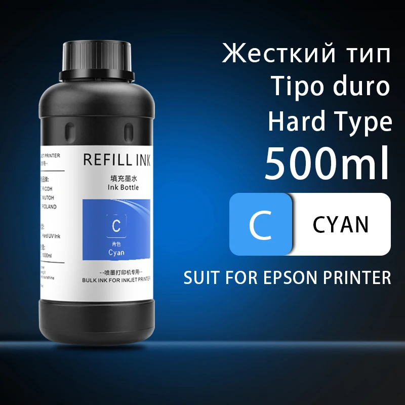 Imagem -05 - Tinta uv Led para Epson 1390 1400 1410 R280 R290 R330 L800 L805 L1800 Xp600 Tx800 para Dx4 Dx5 Dx6 Dx7 Cabeçote de Impressão uv Impressora 5x500ml de