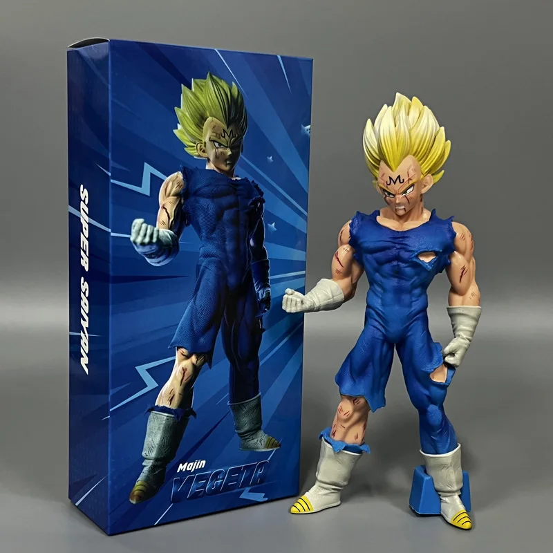 

Dragon Ball Series Collectible Figurines: Majin Vegeta and Goku Anime Themed Boxed Display Model Saiyan Buu Collectors Item gift