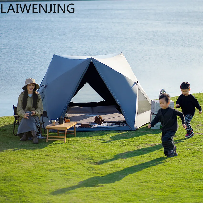 

MJY outdoor portable hexagonal quick pitch ball tent automatic quick opening