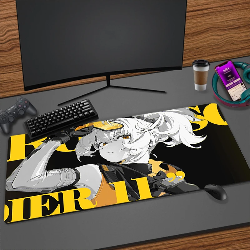 Zenless Zone Zero Game Mousepad Lockrand Mouse Mat With Pad Gaming Accessories Prime Gaming Non-slip Desk Mat XXL Keyboard Pad