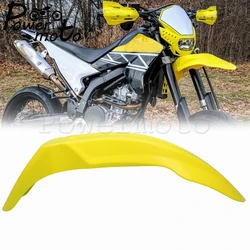 For Suzuki DR650SE DRZ RMZ DR RM RMX 85 125 200 250 400 450 Yellow Front Splash Fender Universal Motocross Supermoto Mudguard