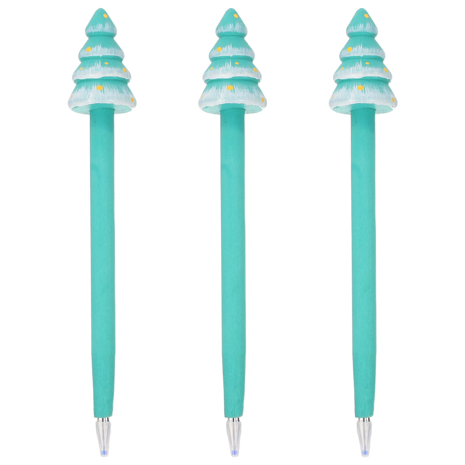 3 Pcs Decorative Pen Cute Gel Ink Pens Adorable Teachers Holiday Christmas Novelty Cartoon Funny
