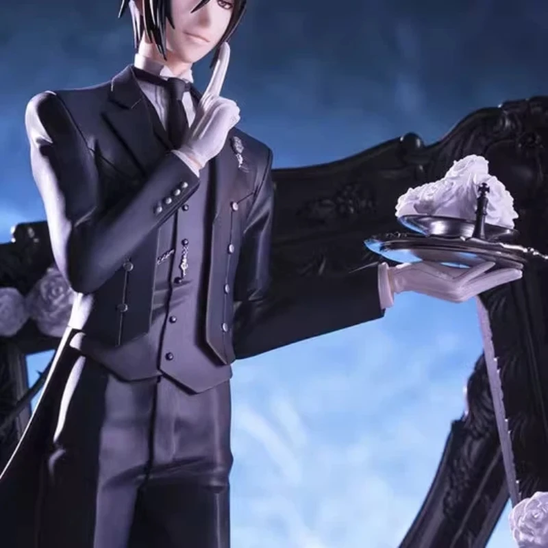 

Фигурка Себастьяна Михаэлиса из аниме «Тёмный дворецкий» — элегантная коллекционная статуэтка для декора рабочего стола, для фанатов аниме и коллекционеров.