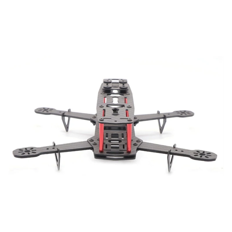 QAV250 Carbon Fiber Frame 4-Axis Mini RC Muticopter FPV Quadcopter Unassembled Frame Black Carbon Fiber