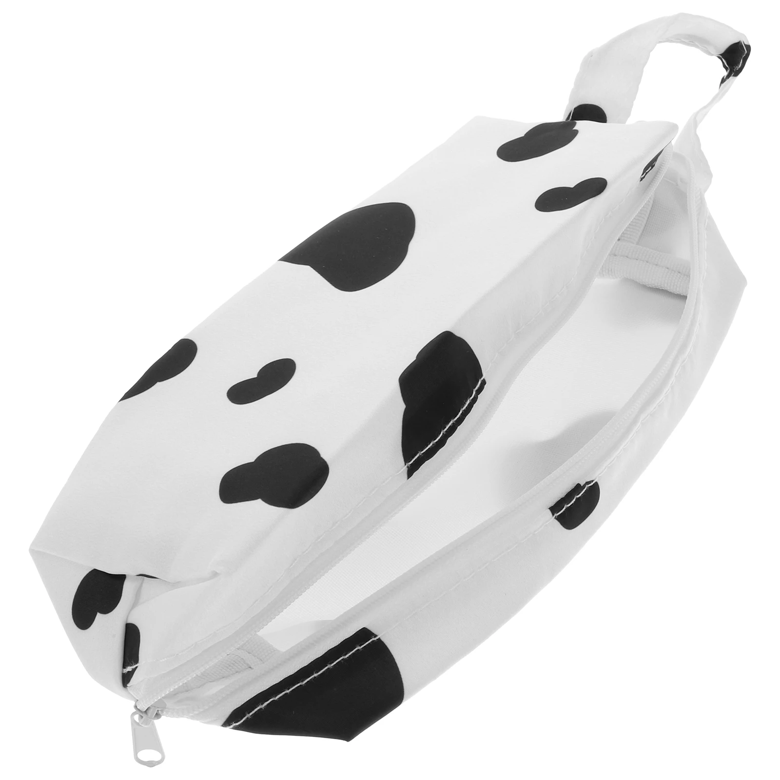 

Cow Pencil Case Large Capacity Nylon Pen Bag Adorable Student Supplies Zipper H Bright Color Pouch ganize Pens Coins Pencils