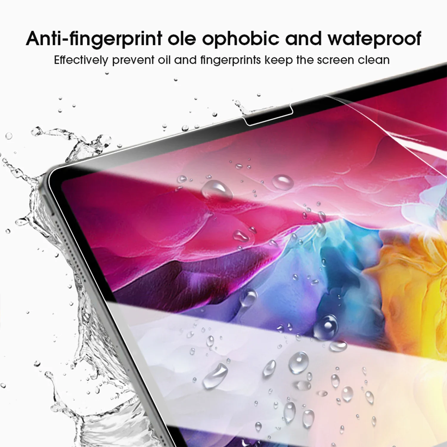 واقي للشاشة هيدروجيل فيلم لجهاز IPad A16 2025 IPad Air6 11/13 بوصة HD واضح مضاد للخدش لينة بولي يوريثان هيدروجيل أفلام لباد 2025