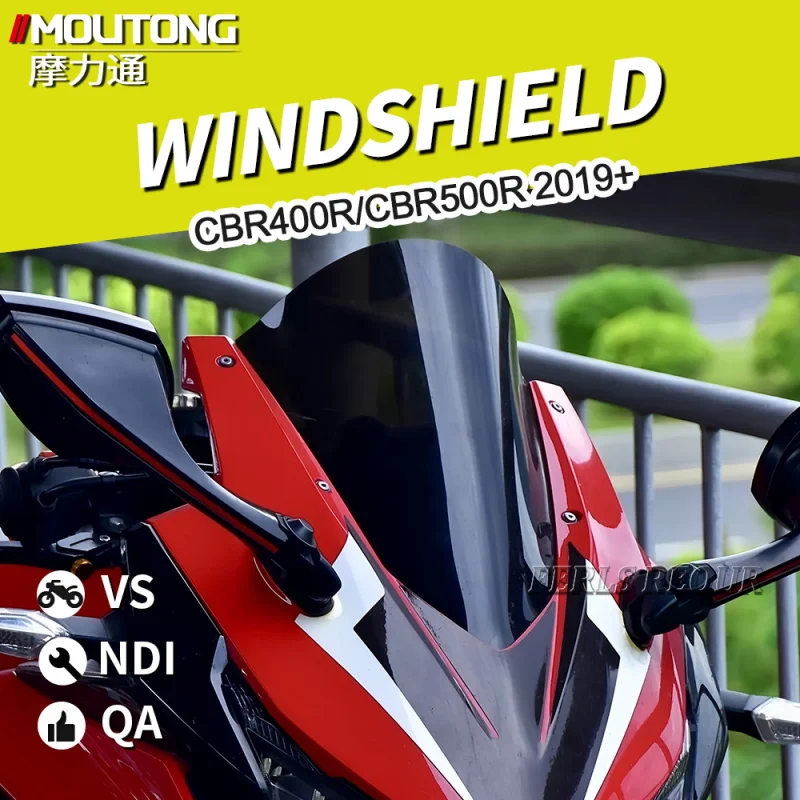 

ABS Double Bubble Windscreen Wind Deflector 2019-2025 CBR400R CBR500R Motorcycle Windshield