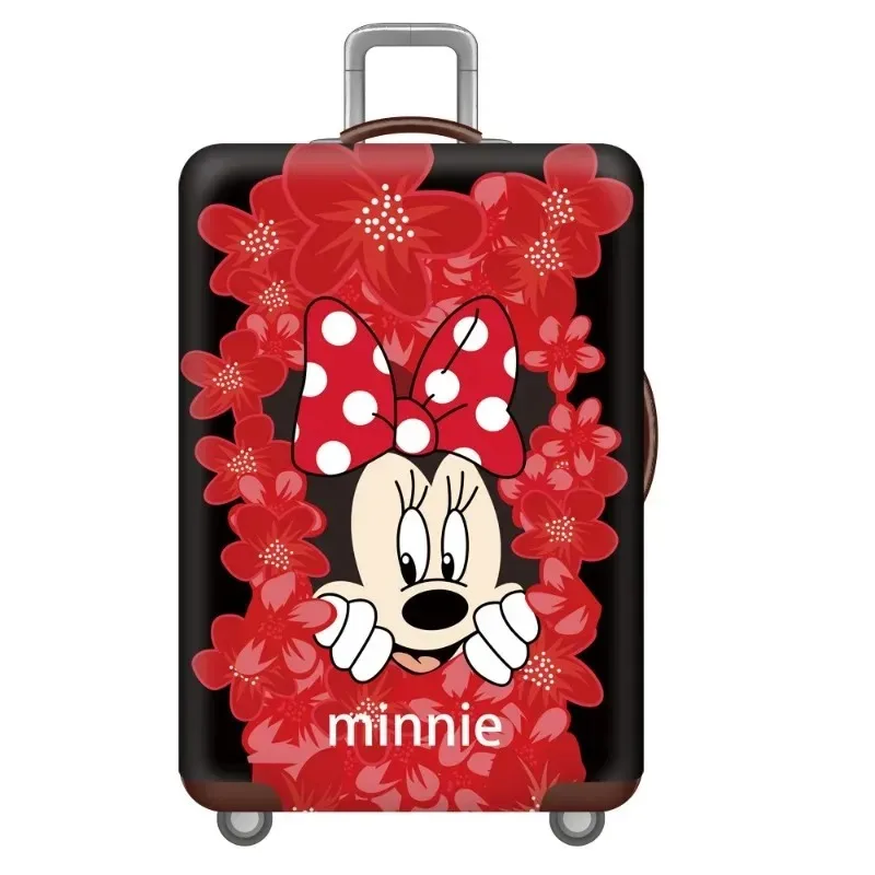 Disney Mickey Minnie Mouse Luggage Case Protector 18/20/24/28/30 Inch Thickened Donald Duck Anime Personalized Protective Cover