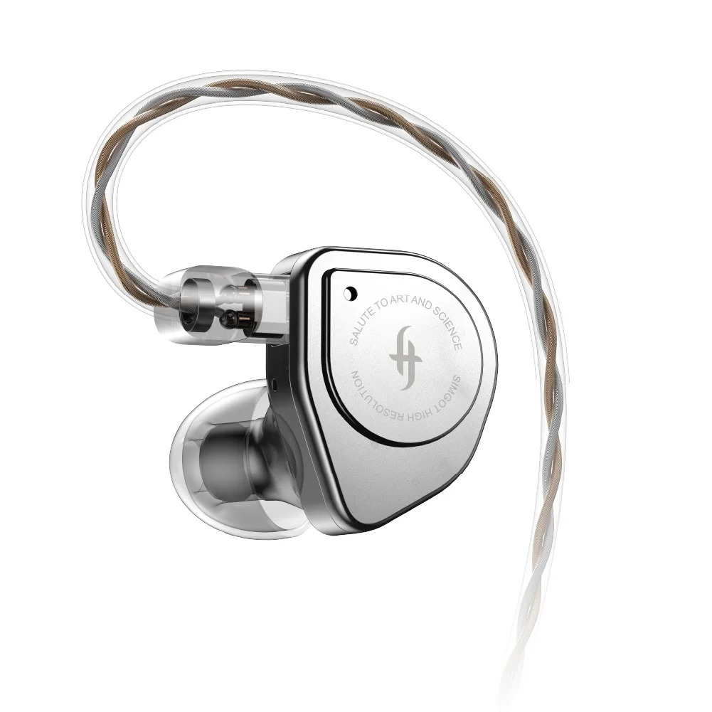 سماعات SIMGOT EW200 10 مم SCP ذات دائرة مغناطيسية مزدوجة التجويف الديناميكي للسائق داخل الأذن