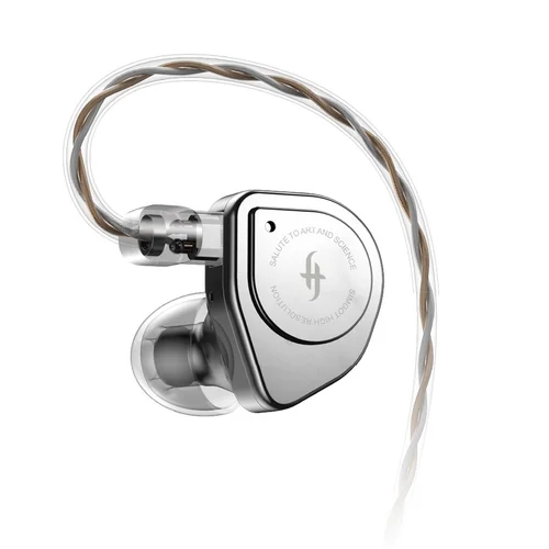 Imagen 2 del producto SIMGOT-auriculares internos EW200 con diafragma SCP de 10mm, dispositivo de doble circuito magnético, controlador dinámico de doble cavidad