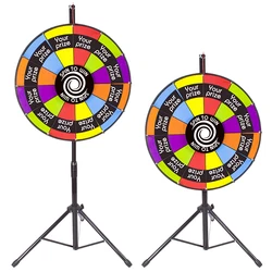 24 Inches magnetic Prize 60cm Party Prize Wheel Editable Dry Erase Spin Win Fortune Spinning Stand Game Color Prize Wheel