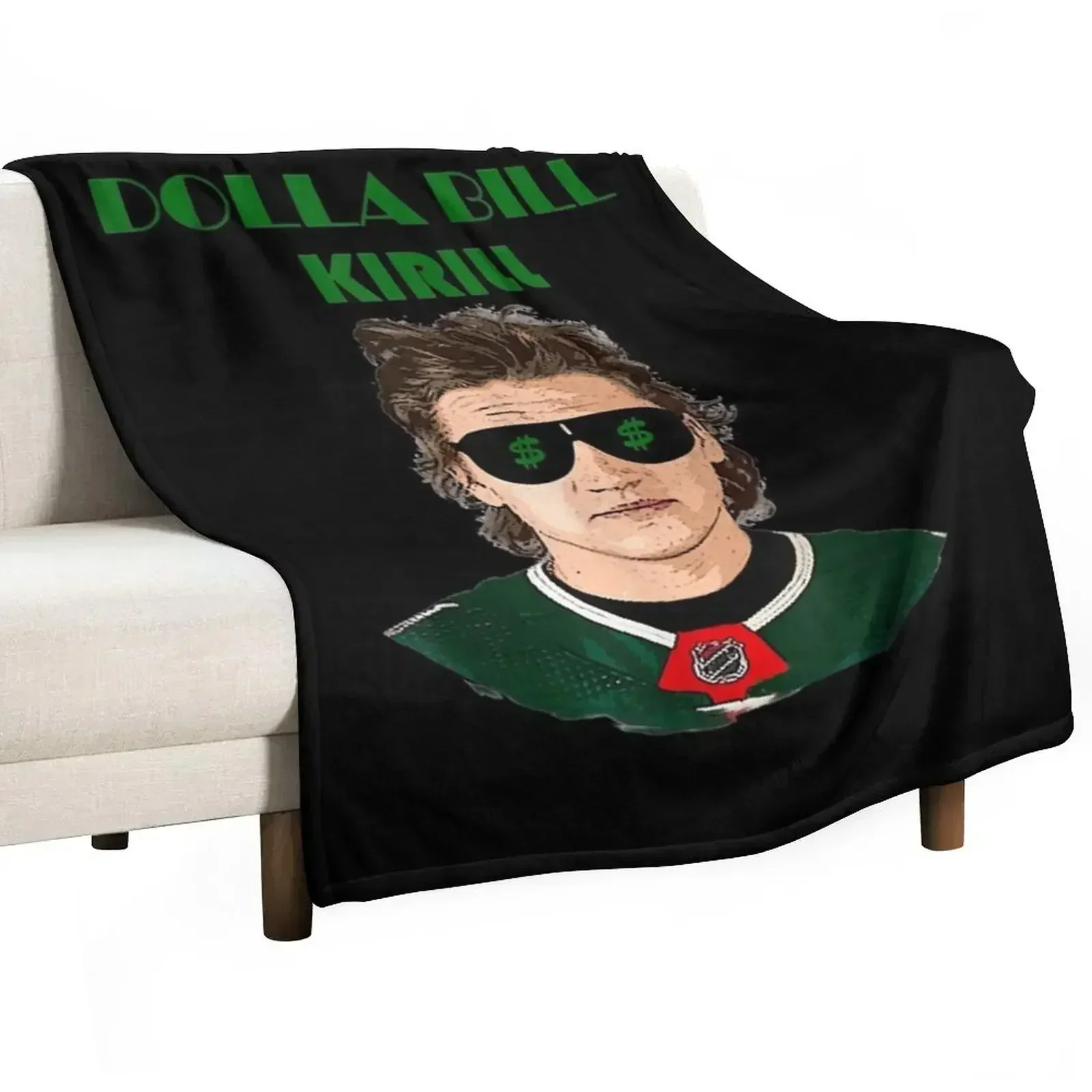 

Dolla Bill Kirill, Kirill Kaprizov Throw Blanket Soft Bedroom Blanket for Night Sleeping