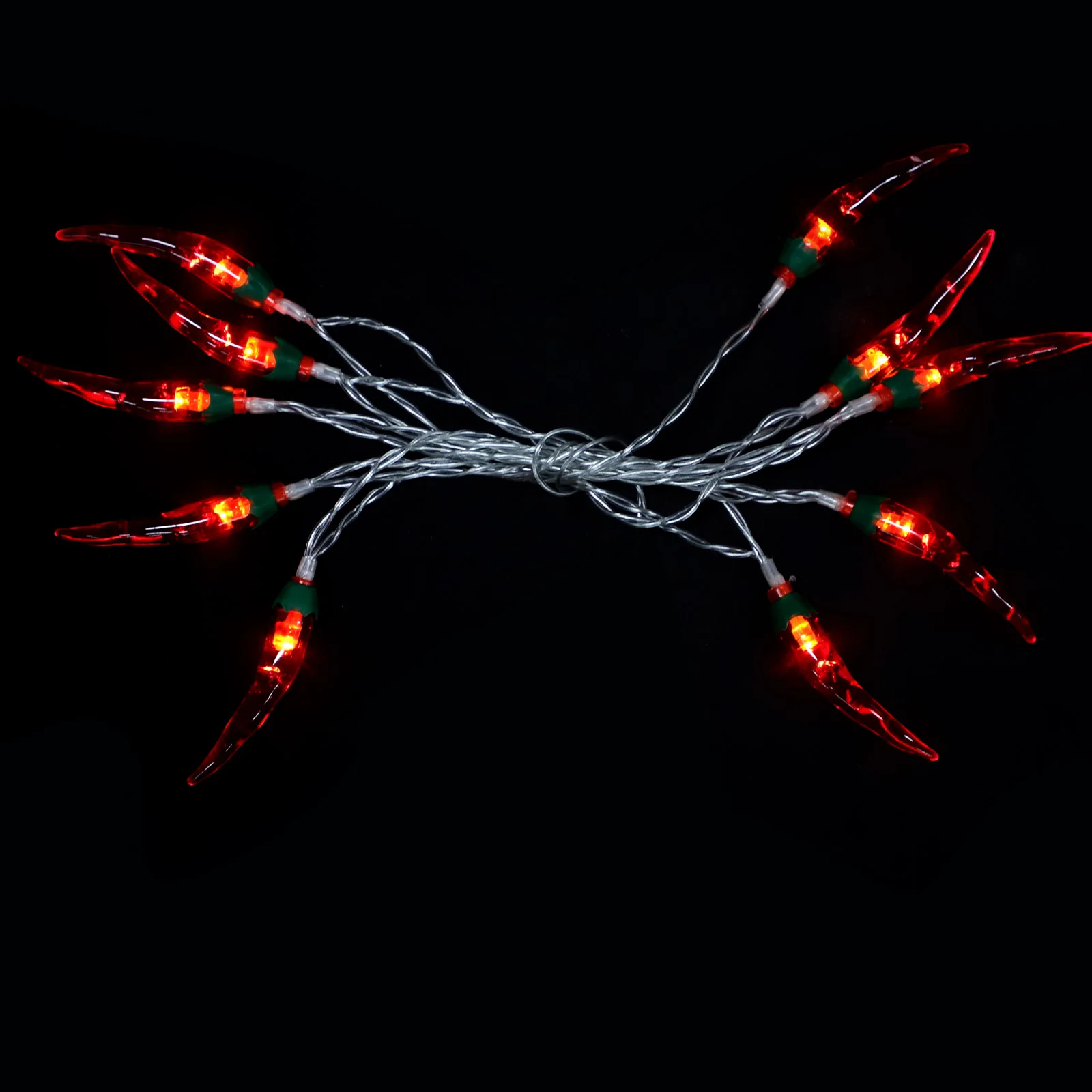 

1.5 Meter Red Chili Led String Lights Portable Outdoor Indoor Camping Festival Decorative Lights For Patio Room Rv Awning