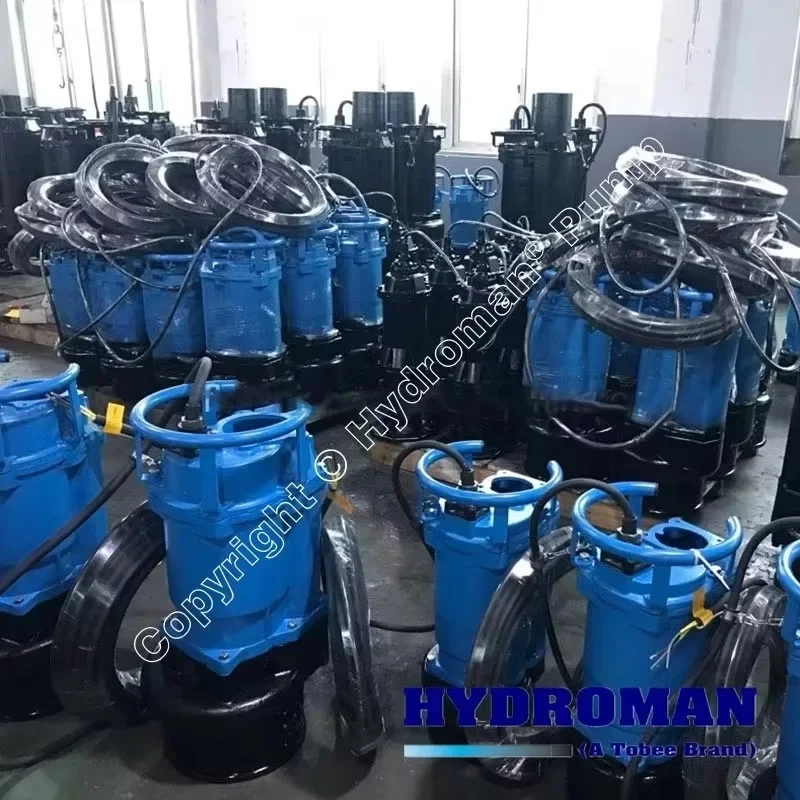 Bomba de drenagem submersível Bomba de desidratação de esgoto