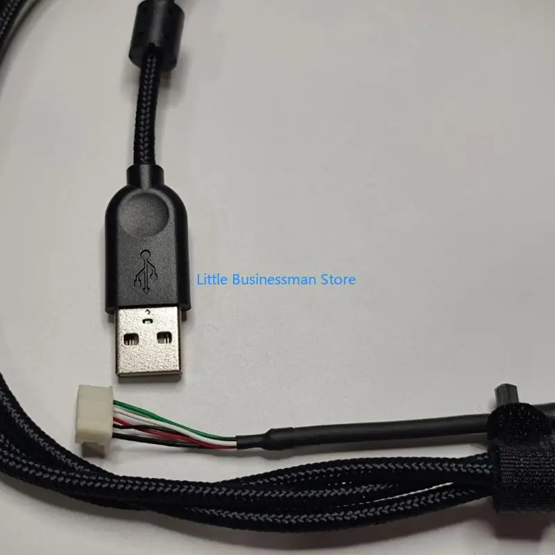 Maus-Reparaturkabel, USB-Ersatzkabel, 2 m schwarzes Kabel M76A – Detail 3