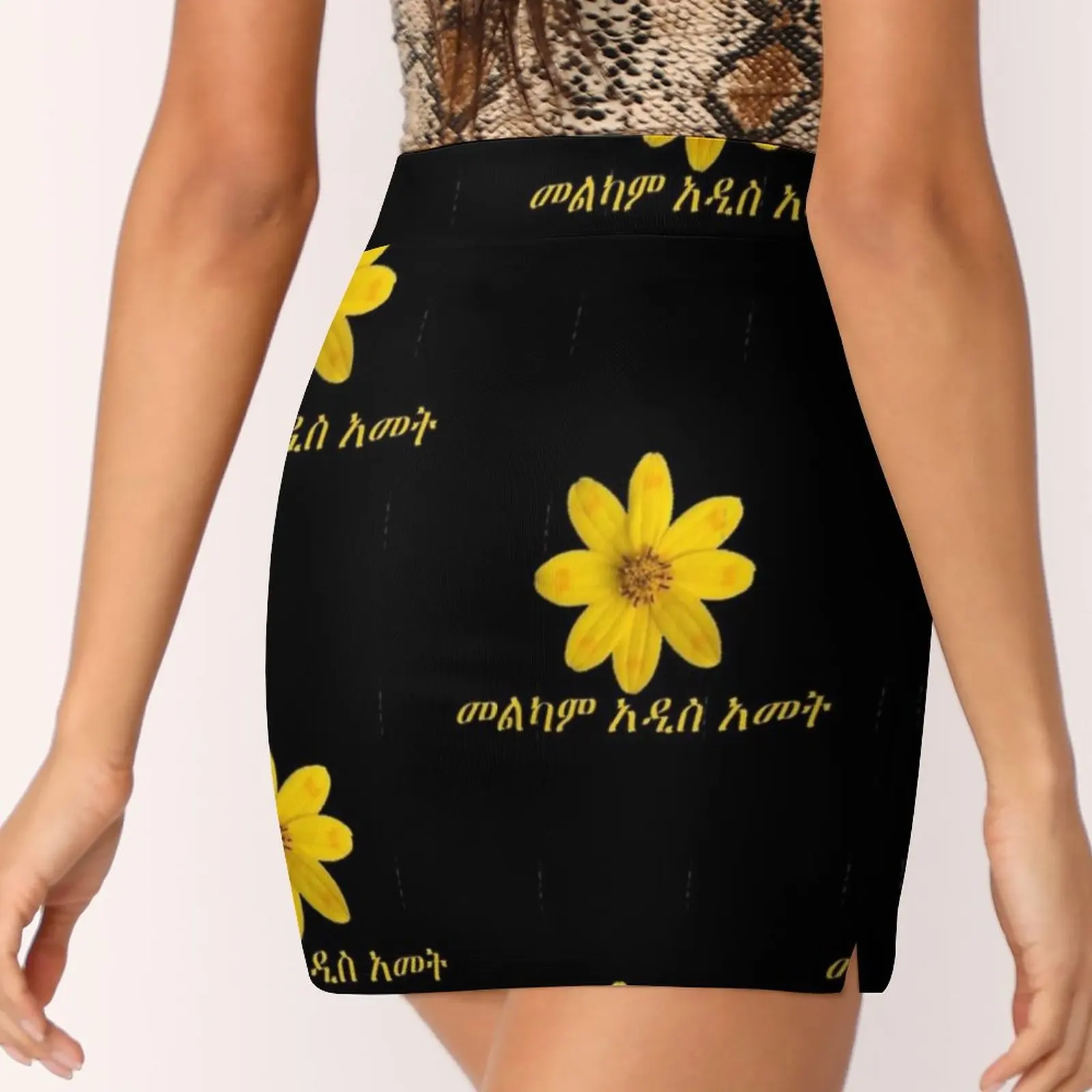 المرأة سنة جديدة سعيدة إثيوبيا إنكوتاتاش 2012 تنورة نسائية مع إخفاء جيب تنورة التنس جولف التنانير الريشة التنانير الجري #4