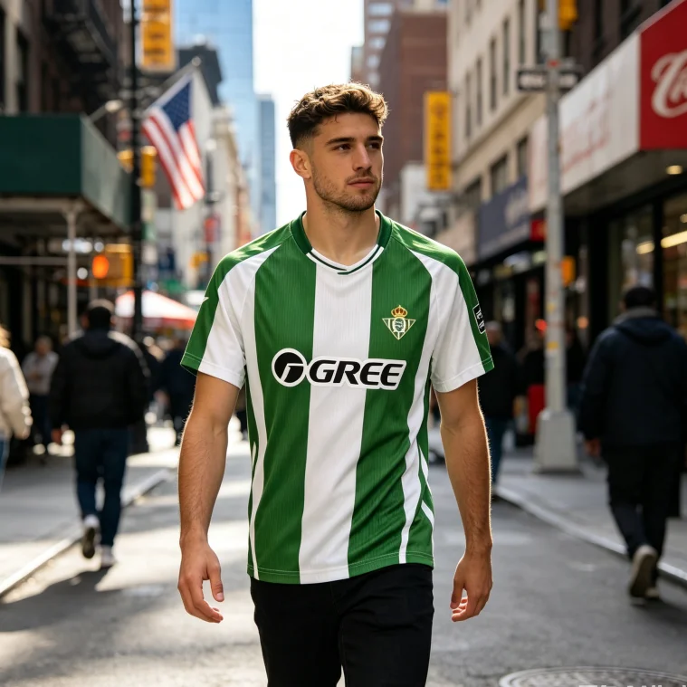 Nueva Camiseta de la Temporada 25-26 del Real Betis, Superventas Global 2026, para Hombre, de Secado Rápido, Transpirable, para Entrenamiento, Surf, Familiar, Niños