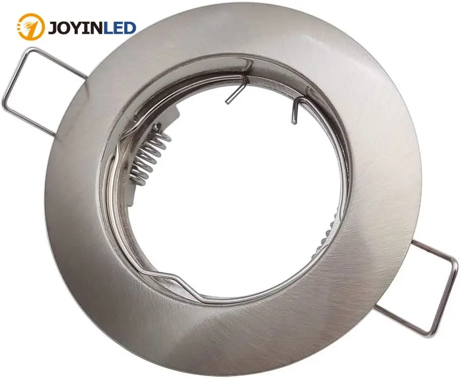

JOYINLED Aluminum Alloy Lamp Cup Bracket Embedded Ceiling Lamp Housing MR16 GU10 Bracket Spotlight Surface Ring Black White