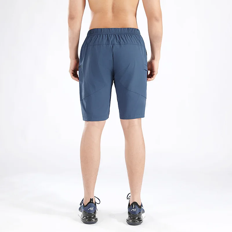 Fahsion Men's Running Shorts Quick-drying Fitness Black Fitness Shorts Men New Sport Workout Training Bodybuilding Pants