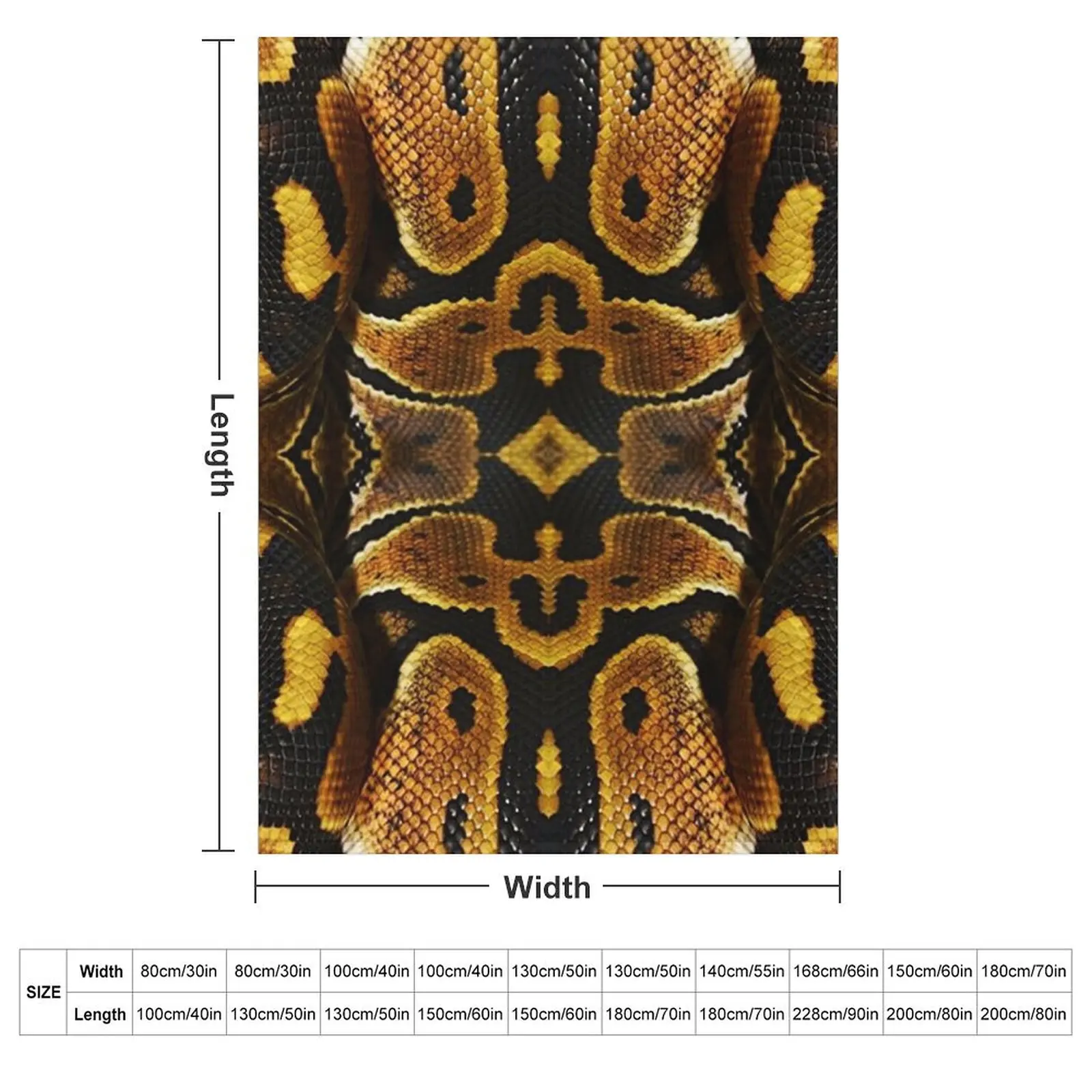Ball Python Throw Blanket Multi-Purpose For Sofa Thin Plaid on the sofa for sofa Blankets