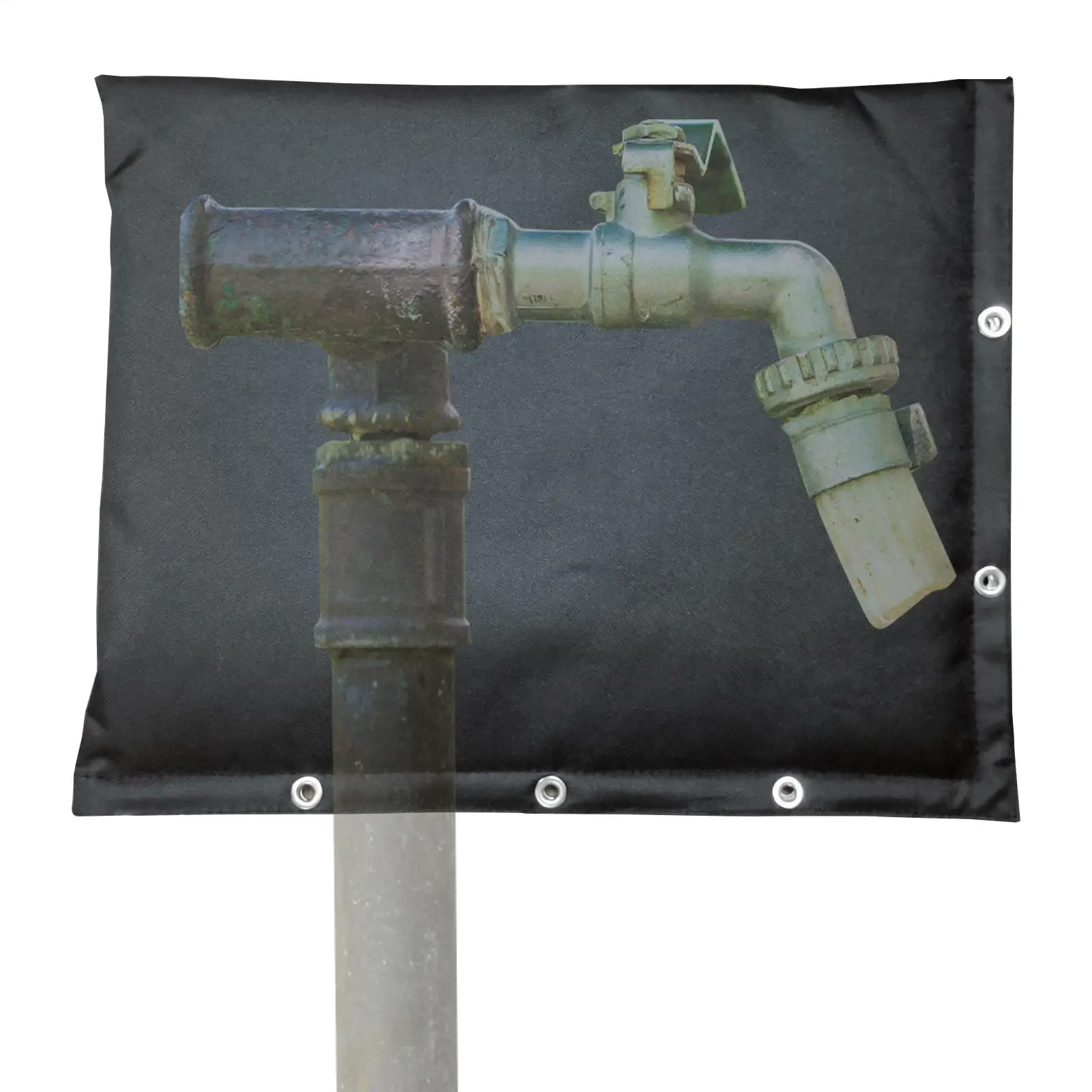 Backflow Preventer Cover Waterproof Protective Pipe Pouch 15.75x19.69 Inches Sprinkler Insulation Bag With 2 Layers For Outdoor