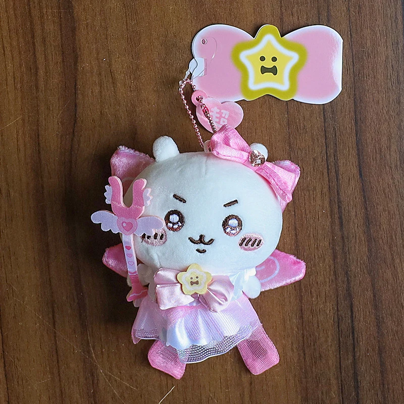 Japanese Kawaii Anime Shisa Usagi Hachiware Keychain Pendant Usagi Plush Toys Doll Backpack School Bag Keyring Charm Accessory - Image 6